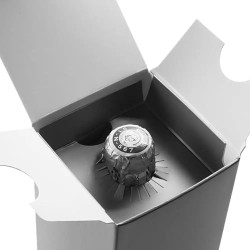 Coffret bouteille rouge personnalisé