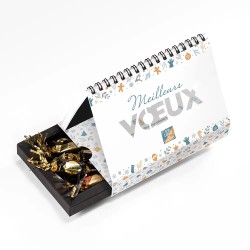 Calendrier Coffret Chocolats Papillotes : Calcao Noël