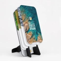 Calendrier support téléphone personnalisé - Visiocal Vue du ciel