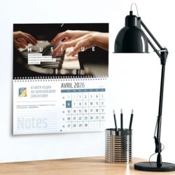 Calendrier mural (33x32 cm) personnalisé - Arts
