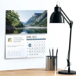 Calendrier mural (33x32 cm) personnalisé - Nature