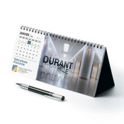 Calendrier chevalet horizontal (10x21 cm) personnalisé - nominatif Décor