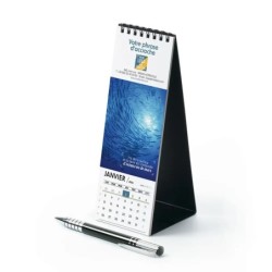 Calendrier chevalet vertical (21x7,5 cm) personnalisé - Océan