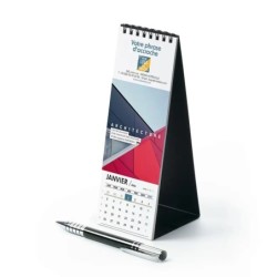 Calendrier chevalet vertical (21x7,5 cm) personnalisé - Arts