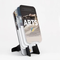 Calendrier support téléphone personnalisé - Visiocal Arts