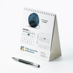 Calendrier chevalet intégral (15x18 cm) personnalisé - Business