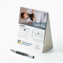 Calendrier chevalet intégral (15x18 cm) personnalisé - Citations sport