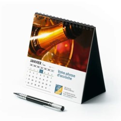 Calendrier chevalet carré (15x15 cm) personnalisé - nominatif Objets