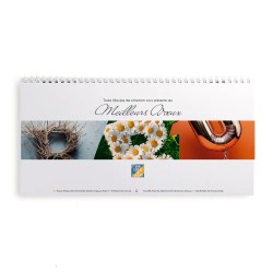 Calendrier mural (33x32 cm) personnalisé - Typomix