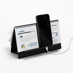Calendrier chevalet support de téléphone Supra (24x11 cm) - Typomix