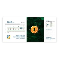 Calendrier chevalet support de téléphone Supra (24x11 cm) - Typomix