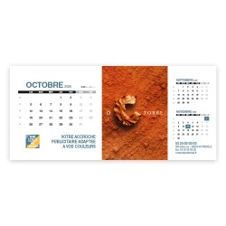 Calendrier chevalet support de téléphone Supra (24x11 cm) - Typomix