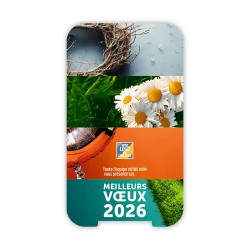 Calendrier support téléphone personnalisé - Visiocal  Typomix