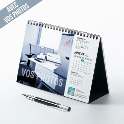 Calendrier chevalet A5 (21x15 cm) personnalisé - Vos photos