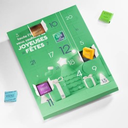 Calendrier de l'avent personnalisé Caramels artisanaux - Maxi Gourmand Noël 3D