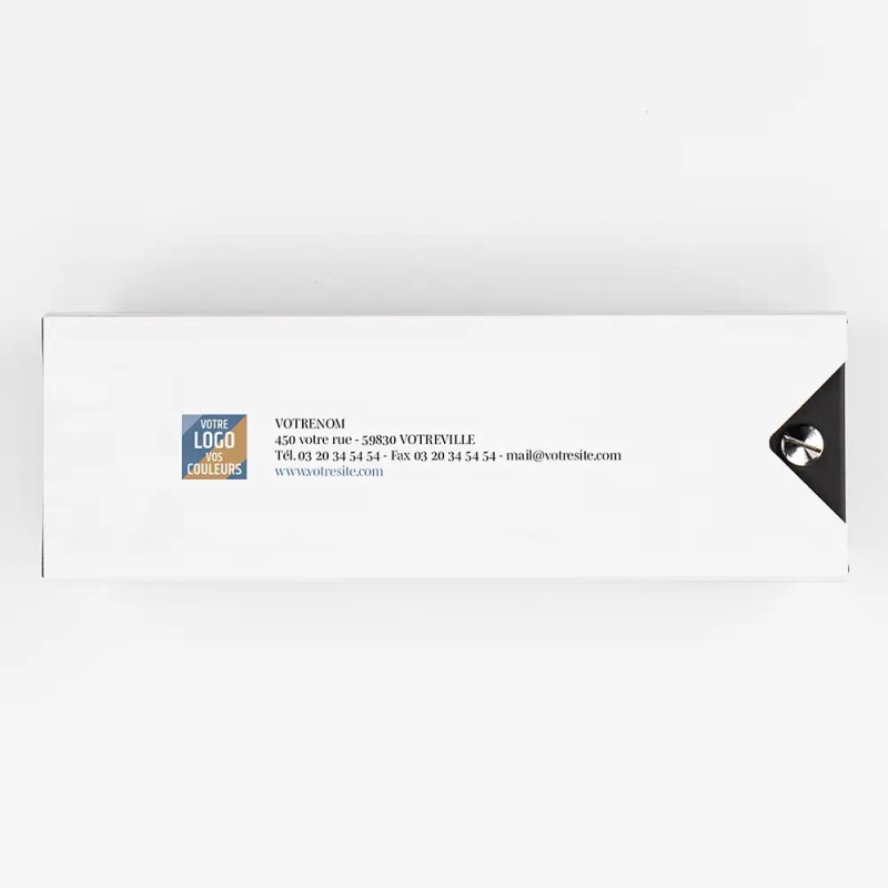 Boîte personnalisée avec caramels artisanaux - Nuancier Aquarelle