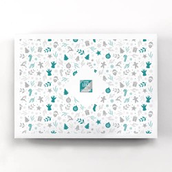 Coffret personnalisé calendrier et caramel artisanaux - Trilogie Noël