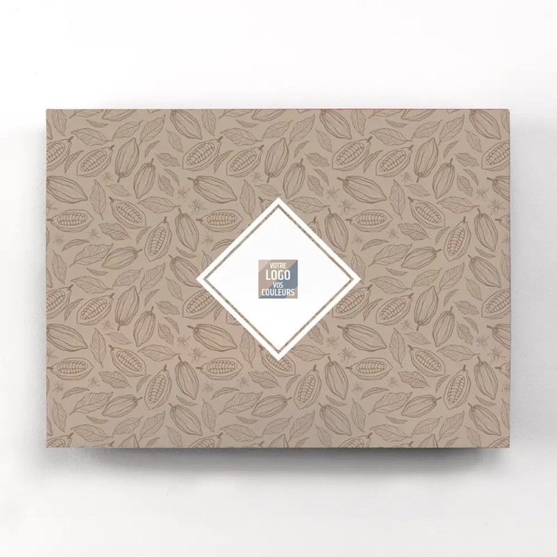 Coffret personnalisé calendrier et caramel artisanaux - Trilogie Cacao