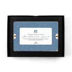 Coffret personnalisé calendrier et chocolats artisanaux - Trilogie Typo
