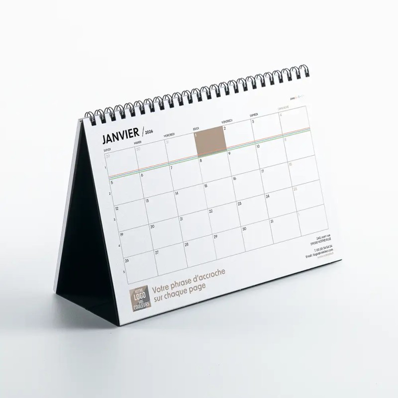 Coffret personnalisé calendrier et chocolats artisanaux - Trilogie Cacao