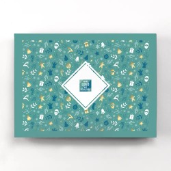 Coffret personnalisé calendrier et chocolats artisanaux - Trilogie Réveillon