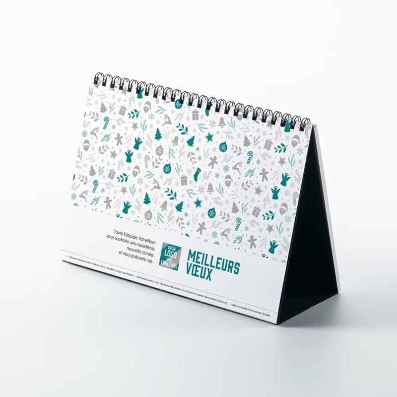 Coffret personnalisé calendrier et chocolats artisanaux - Trilogie Noël