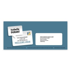 Calendrier chevalet horizontal (23x10 cm) personnalisé - nominatif nom monument