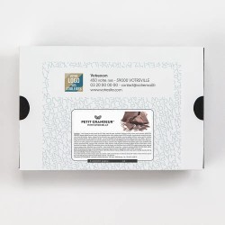 Coffret personnalisé calendrier et chocolats artisanaux - Calcao Typo
