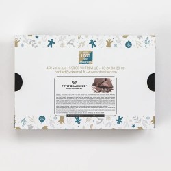 Coffret personnalisé calendrier et chocolats artisanaux - Calcao Noël