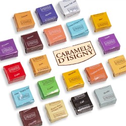 Coffret personnalisé calendrier et caramels artisanaux - Calcao Typo