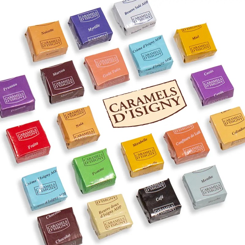 Coffret personnalisé calendrier et caramels artisanaux - Calcao Typo
