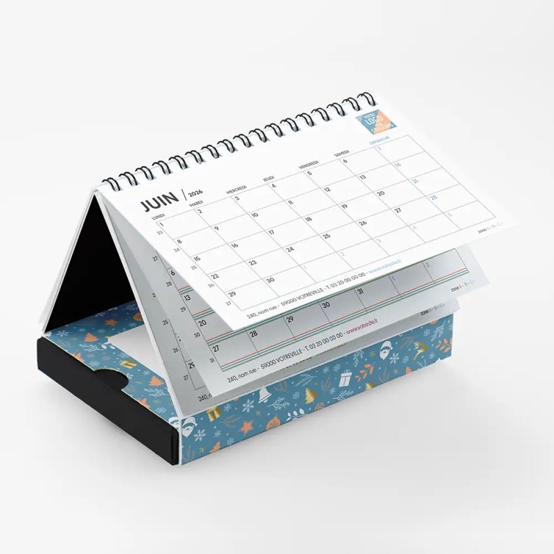 Coffret personnalisé calendrier et caramels artisanaux - Calcao Réveillon
