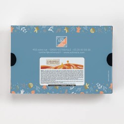 Coffret personnalisé calendrier et caramels artisanaux - Calcao Réveillon