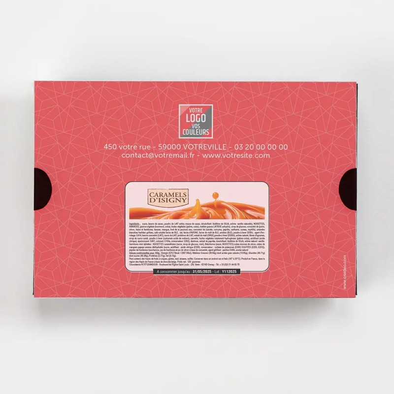 Coffret personnalisé calendrier et caramels artisanaux - Calcao Alinéa