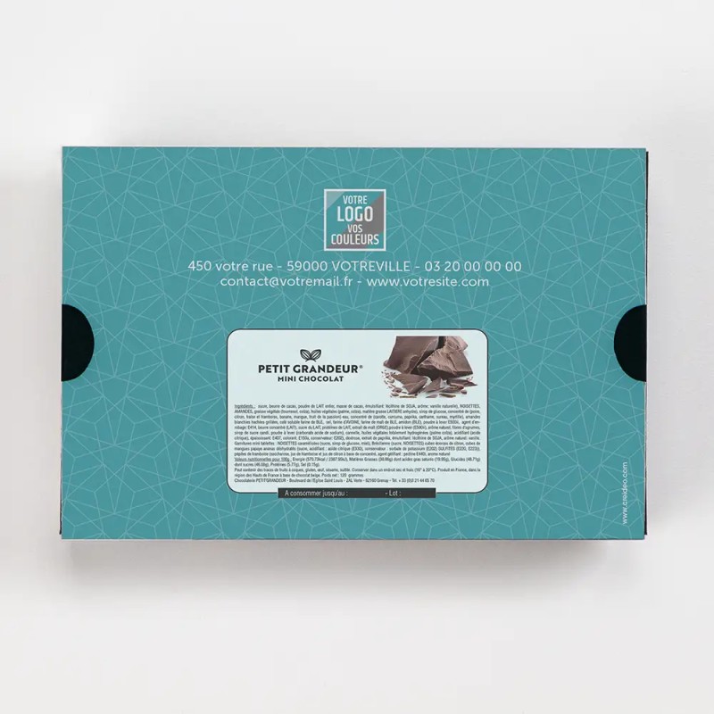 Coffret personnalisé calendrier et chocolats artisanaux - Calcao Alinéa