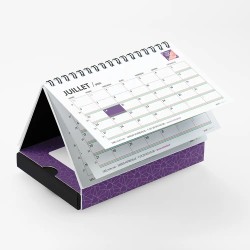 Coffret personnalisé avec calendrier et papillotes de chocolat - Calcao Alinéa