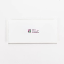 Carte de vœux personnalisée étui bleu à hublots