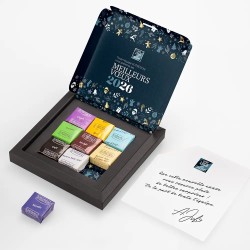Boîte personnalisée avec 9 caramels artisanaux - Caramix Réveillon