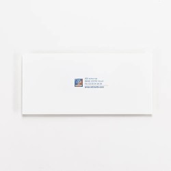 Carte de vœux personnalisée étui noir à hublots