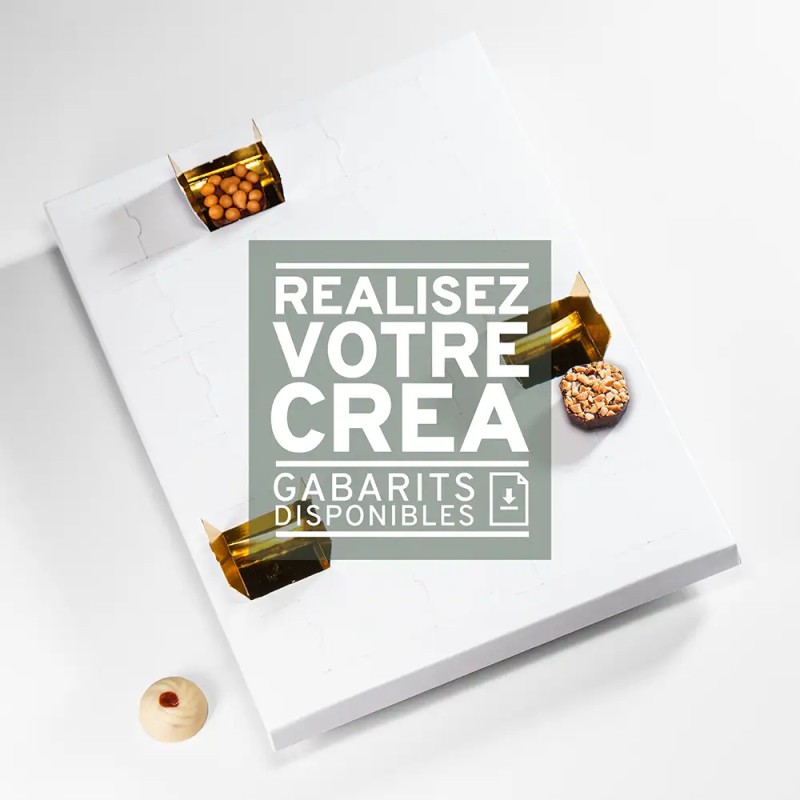 Calendrier de l'avent personnalisé chocolats artisanaux - Maxi Gourmand Votre Création