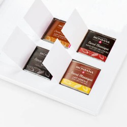 Calendrier de l'avent personnalisé carrés de chocolat - Book Votre Création