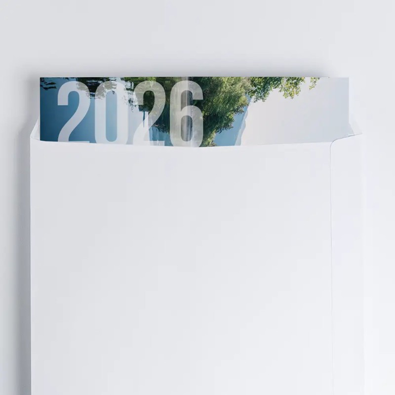 Calendrier bancaire A5 souple personnalisé - Grand visuel