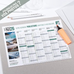 Calendrier bancaire A4 souple personnalisé - Classique