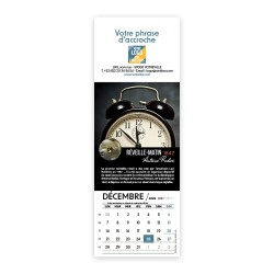 Calendrier chevalet vertical (21x7,5 cm) personnalisé - Inventions Françaises