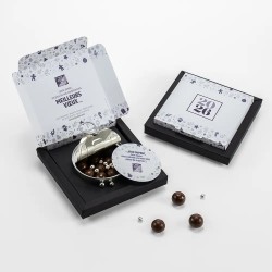 Boîte surprise personnalisée avec chocolats - MagicBox Noël