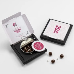Boîte surprise personnalisée avec chocolats - MagicBox Typo