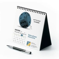 Calendrier chevalet carré (15x15 cm) personnalisé - Business