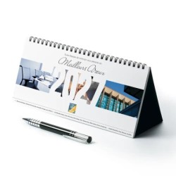 Calendrier chevalet horizontal (23x10 cm) personnalisé - Vos photos
