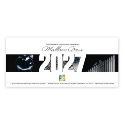 Calendrier chevalet horizontal (23x10 cm) personnalisé - Business