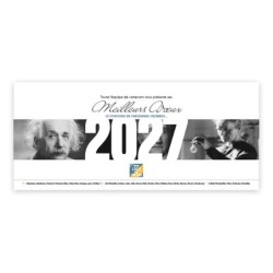 Calendrier chevalet horizontal (23x10 cm) personnalisé - Citations 2